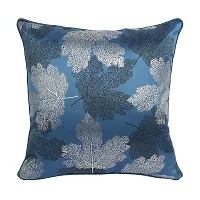 CASA-NEST Premium Silk Cotton Digital Cushion Cover,Set of 5 Pcs,Bed Cushion/Decorative Sofa Cushion (12X12, Blue)-thumb2