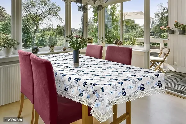 CASA-NEST Premium Cotton Cloth Table Cloth with Stiched Lace, Washable Quality Centre Table Cover, Size 40x60 Inch, Pack of 1 pc (color10)-thumb3