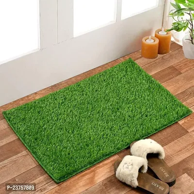 CASA-NEST 30 MM Artificial Grass Doormat for Balcony - for Home Decoration - Floor Mat for Living Room, Office - Summer Use (Green) 1 Piece. (2x5 Feet, 30)