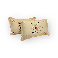 CASA-NEST Embroided Design Cotton Pillow Cover Size-17x27 Luxury Pillow Cover Set of 2 Piece. (Multi 8)-thumb1