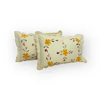 CASA-NEST Embroided Design Cotton Pillow Cover Size-17x27 Luxury Pillow Cover Set of 2 Piece. (Multi 9)-thumb1