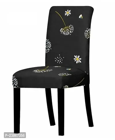 CASA-NEST Printed Dining Chair Covers Elastic Chair Seat Case Protector, Slipcovers Pack of 6 pcs (Design - 20)