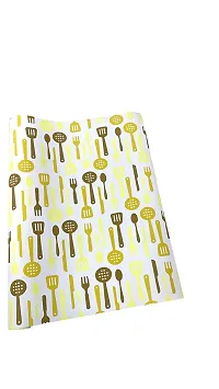 CASA-NEST PVC Wardrobe's Shelf Mat,Kitchen Shelf Mat/Drawer Mat-1.5 Mtr Roll Multi(4) (YELLOWSPOON)-thumb2