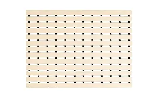 CASA-NEST PVC Shower mat for Bathroom (17 Inch X 24 Inch), Almond Beige, Thick Bath MAT naxan001-thumb1