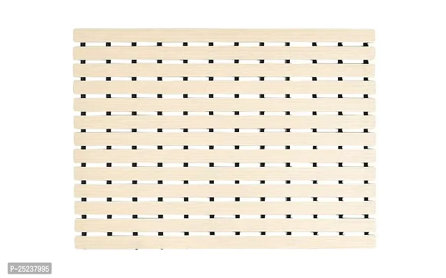 CASA-NEST PVC Shower mat for Bathroom (17 Inch X 24 Inch), Almond Beige, Thick Bath MAT naxan001-thumb2