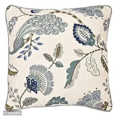 CASA-NEST Cotton Cushion Cover, Soft Jaipuri Printed Set of 6pcs, Size:-16x16 inch, Cushion for Sofa/Room, Color: Blue 001-thumb2