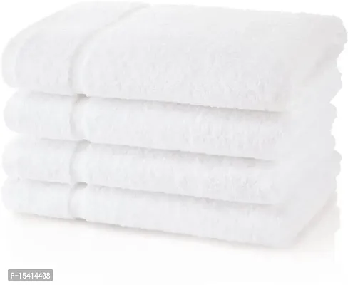 PVA Cotton 370 GSM 14 x 21 Inch Face, Hand, Sport Towel (Pack of 4)