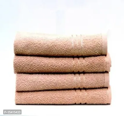PVA Cotton 400 GSM 14 x 21 Inch Hand, Face Towel Set (Pack of 4)-thumb0