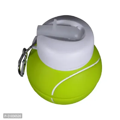 Silicone Expandable Foldable Tennis Ball Silicone Water Bottle 550 ml-thumb2