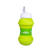 Silicone Expandable Foldable Tennis Ball Silicone Water Bottle 550 ml-thumb3