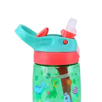 Sipper Bottle 450 Ml - Dino Theme Green-thumb1