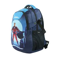 Stylish Junior Victor School Backpack Victor Blue-thumb3