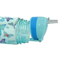 Straight Water Bottle With Flip Top Nozzle Butterfly-thumb3