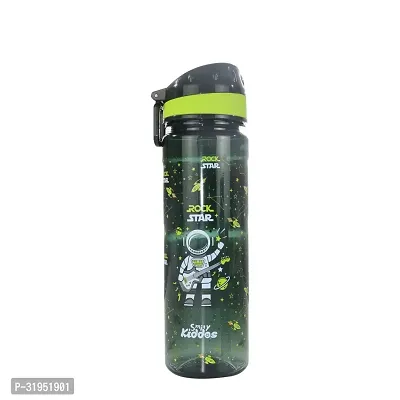 Straight Water Bottle With Flip Top Nozzle Rockstar