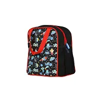 Stylish  Joy Lunch Bag-Space Theme Black-thumb1