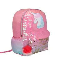 Stylish Charm Backpack for Girls - Pink-thumb3