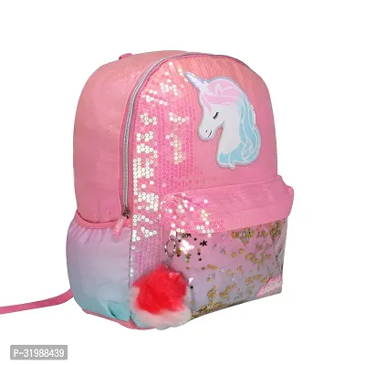 Stylish Charm Backpack for Girls - Pink-thumb4