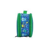 Multipurpose Pencil Case Crazy Robo Theme Blue-thumb1