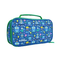 Multipurpose Pencil Case Crazy Robo Theme Blue-thumb2