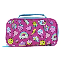 Multipurpose Pencil Case Fun Theme Pink-thumb1