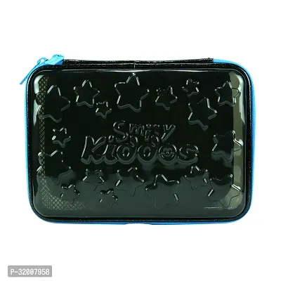 Stylish Pvc Pencil Case Black-thumb0