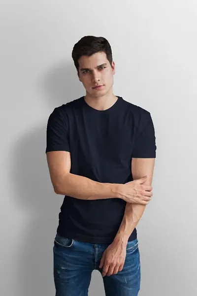 Mens Solid Summer T-shirt