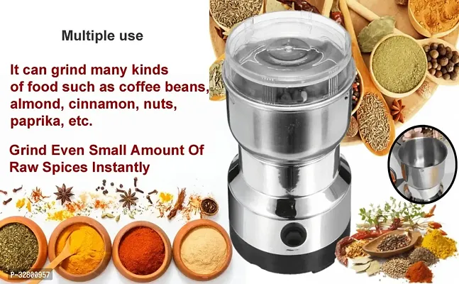 Stainless Steel Electric Mixer and Grinder-thumb0