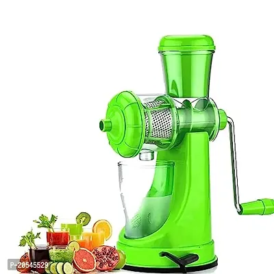 ziptron Plastic Ziptron Portable Handle Juicer For All Fruits, Shake Healthy And Fresh juice Hand Juicer  (Multicolor)-thumb0