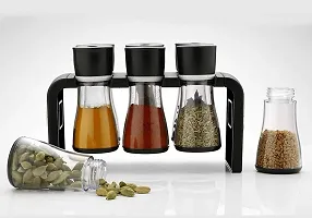 REVOLVING PLASTIC SPICE RACK MASALA ORGANISER (6 PCS)-thumb2