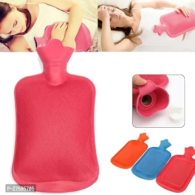 (SMALL) RUBBER HOT WATER HEATING PAD BAG FOR PAIN RELIEF