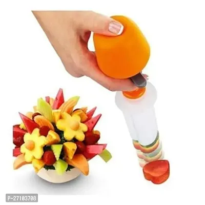 Plastic Pop Chef Fruit Cutter Cake Cookie Slicer Mould Decorating Tools-thumb0