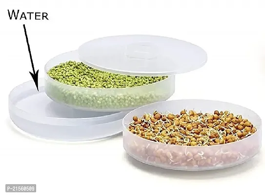 Aider Organic Home Making Fresh Sprouts Beans for Living Healthy Life, Sprout Maker 2 Bean Bowl (Colour May Be Vary) - 1200 ml Plastic Sprout Maker Box (Multicolour)-thumb3