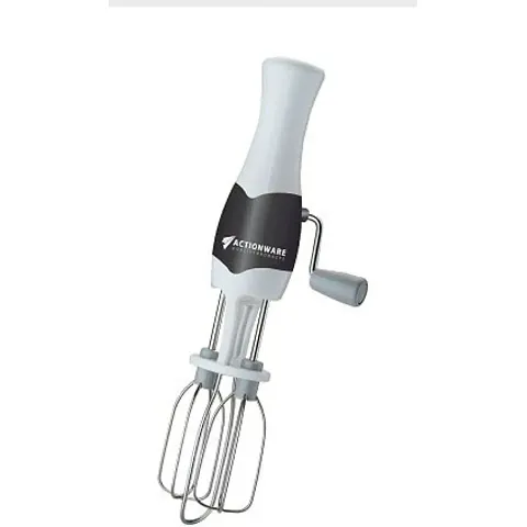 PAP ANNOUNCER Stainless Steel Manual Hand Beater-Mixer for Blending, Mixing and Whipping (White)