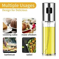 Aider Oil Sprayer for Cooking, Olive Oil Sprayer, Oil Spray Bottle, Oil Mister, Oil Sprayer Used For Salad Making/Grilling/Kitchen Baking/Frying (Multi Color) (Pack of 1)-thumb1