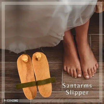 Santarms khadau chappal for men - Acupressure Slipper - wooden chapel - khadau chappal ? chaple for women ? khadau wooden slipper -
