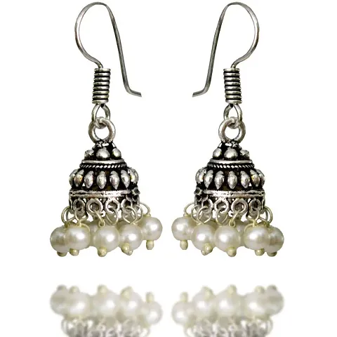 Santarms Beads Jhumka Earring
