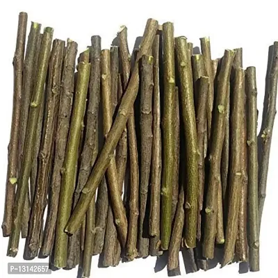 Santarms Ayurvedic Natural Organic FRESH NEEM Stick - neem Datun Toothbrush Nim Tree Twigs Chew Sticks for Brushing Teeth Removes Bad Breath, Relieve Tooth Ache - Pack of 50 Pieces-thumb5