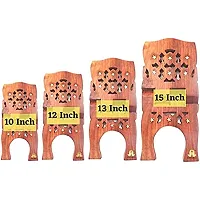 santarms wooden holy Quran sharif book reading holder rihal stand foldable | handmade holy quraan books folding wood craft rehal stand best kuran shelf rahel stand items wedding gifts for bride book d-thumb1