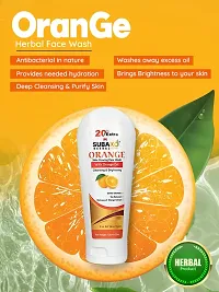 SUBAXO Neem Aloe vera Face Wash(200 ml) and Orange Herbal Face Wash(120 ml) Combo-thumb3