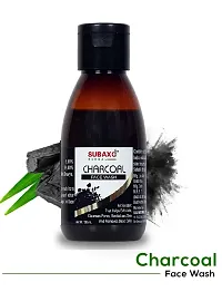 Subaxo Herbal Charcoal | Ayurvedic | Deep Cleansing | Bath Soap(100 g Each, Pack Of 2) And Charcoal Herbal Face Wash(100ml)- Combo Pack For Women  Men-thumb4