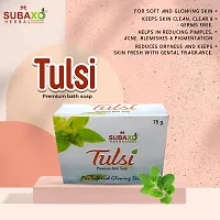 SUBAXO Tulsi Bath Soap | Premium Bath Soap for Glowing Skin (75g Each, Pack Of 9)-thumb3