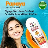 SUBAXO Almond  Chandan (Sandalwood) Bath Soaps (75 g Each, Pack Of 2) And Papaya Herbal Face Wash | Skin Glowing | Nourishing | (120ml) Combo Pack For Women  Men-thumb3