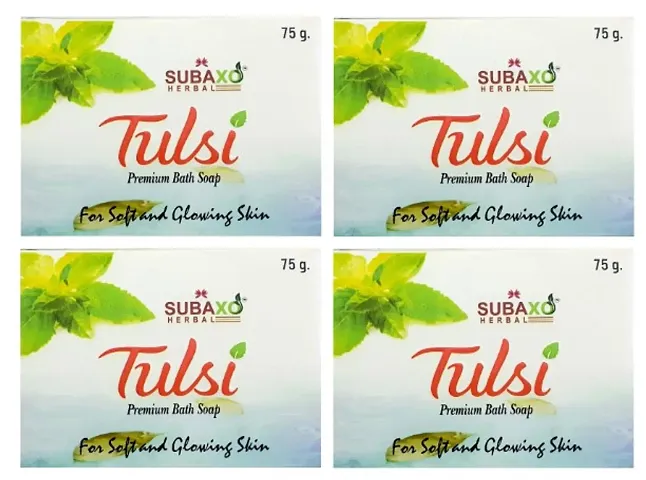 SUBAXO Tulsi Bath Soap | Premium Bath Soap for Glowing Skin