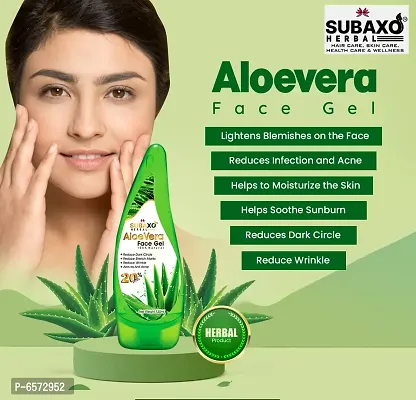 Subaxo Herbal Aloe Vera Face Gel 120 ml-thumb3