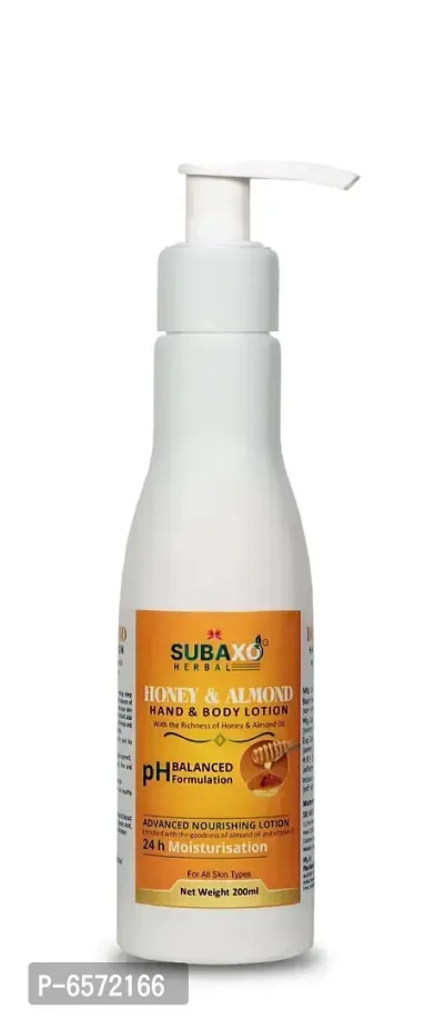 Subaxo Herbal Honey and Almond Body Lotion 200 ml-thumb0