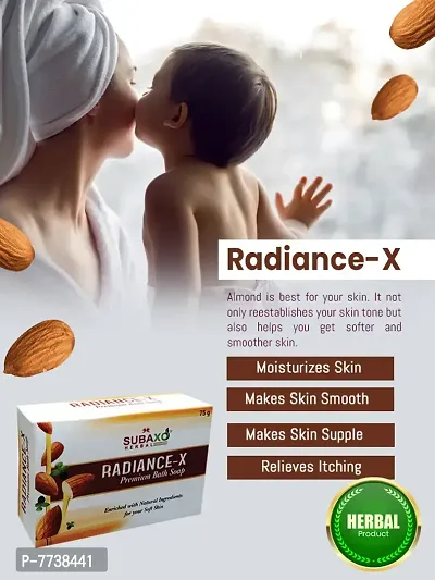 SUBAXO Radiance-x Bath Soap | Premium Bath Soap for Soft  Glowing Skin 3 Pc Each 75 G  Charcoal Soap 3 Pc Each 100 G-thumb4