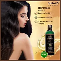 SUBAXO Herbal Hair Oil | Repair Damage Hair  Promotes Hair Growth, Jadi Buti Hair Oil (200ml)-thumb1
