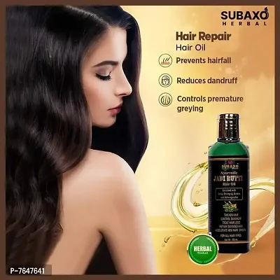 SUBAXO Herbal Hair Oil | Repair Damage Hair  Promotes Hair Growth, Jadi Buti Hair Oil (200ml)-thumb2
