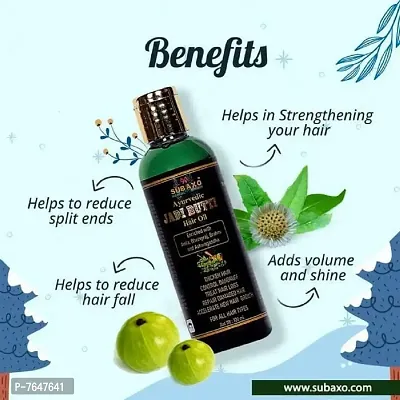 SUBAXO Herbal Hair Oil | Repair Damage Hair  Promotes Hair Growth, Jadi Buti Hair Oil (200ml)-thumb4