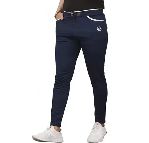 Kvm Lycra 4 Way Track Pant For Men